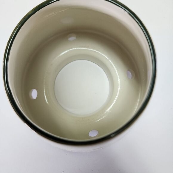 Home Interiors Candle Shade/Topper with Rooster and Glass Vase - Picture 6 of 6